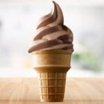 Chocolate Soft Serve Cone