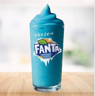Mcdonalds Frozen Fanta® Blueberry