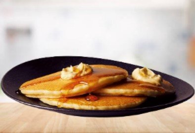 Mcdonalds Hotcakes with Butter and Syrup