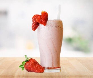 Mcdonalds Strawberry Eggnog Shake